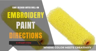 Bleaching Artex Roll-on Embroidery Paint: Tips and Tricks
