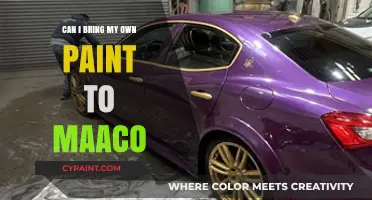 Customizing Your Ride: Can You Bring Your Own Paint to Maaco?