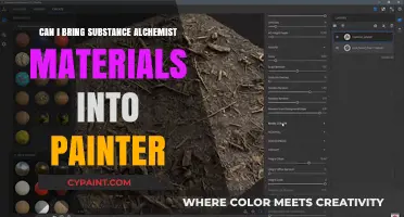 Exploring Painter: Can Substance Alchemist Materials Be Integrated?