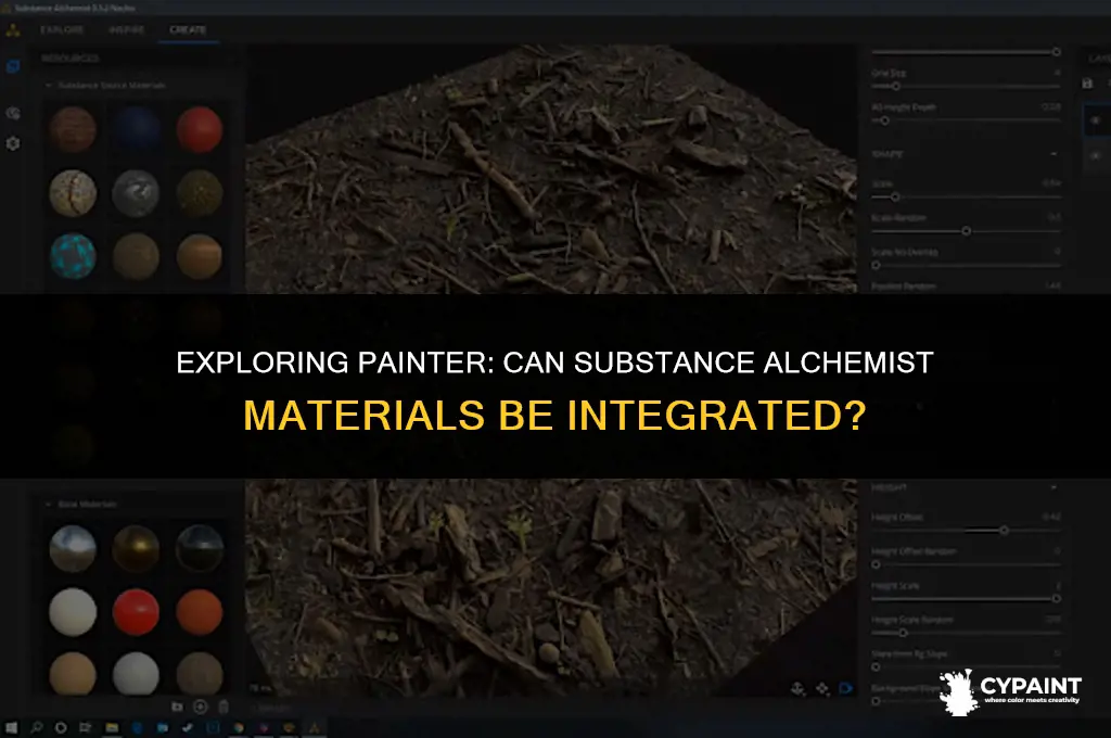 can i bring substance alchemist materials into painter