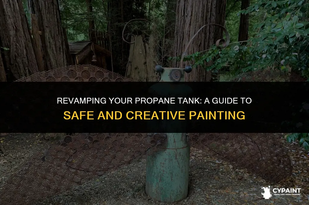 can i can paint a propane gas tank
