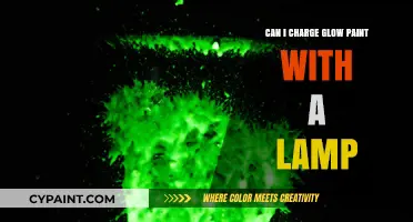 Illuminating Creativity: Charging Glow Paint with a Lamp
