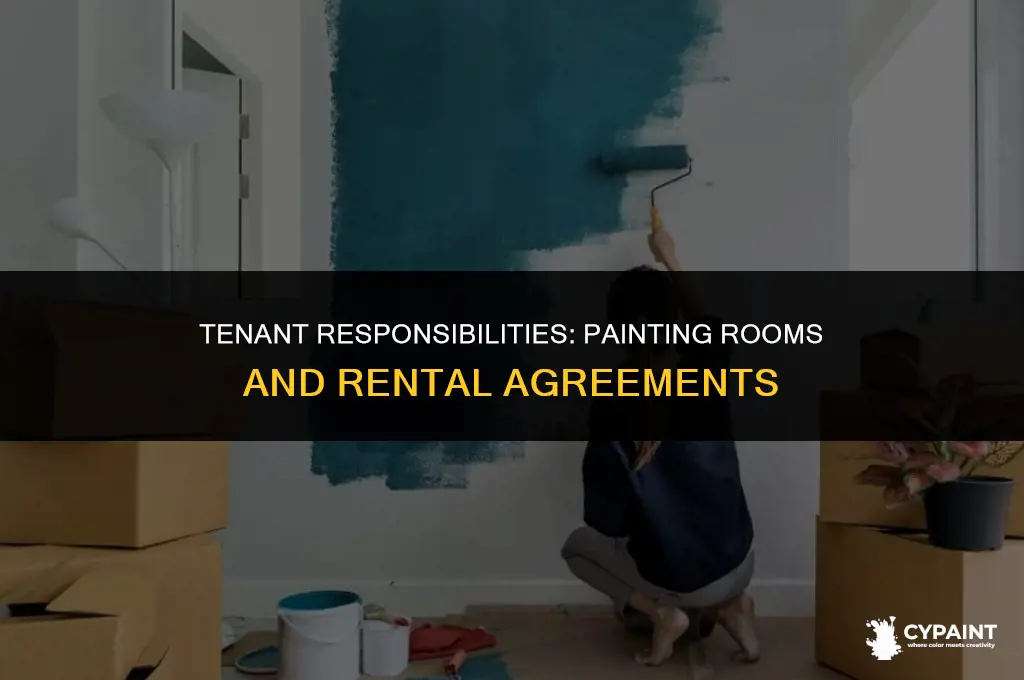 can i charge tenants for painting entire room