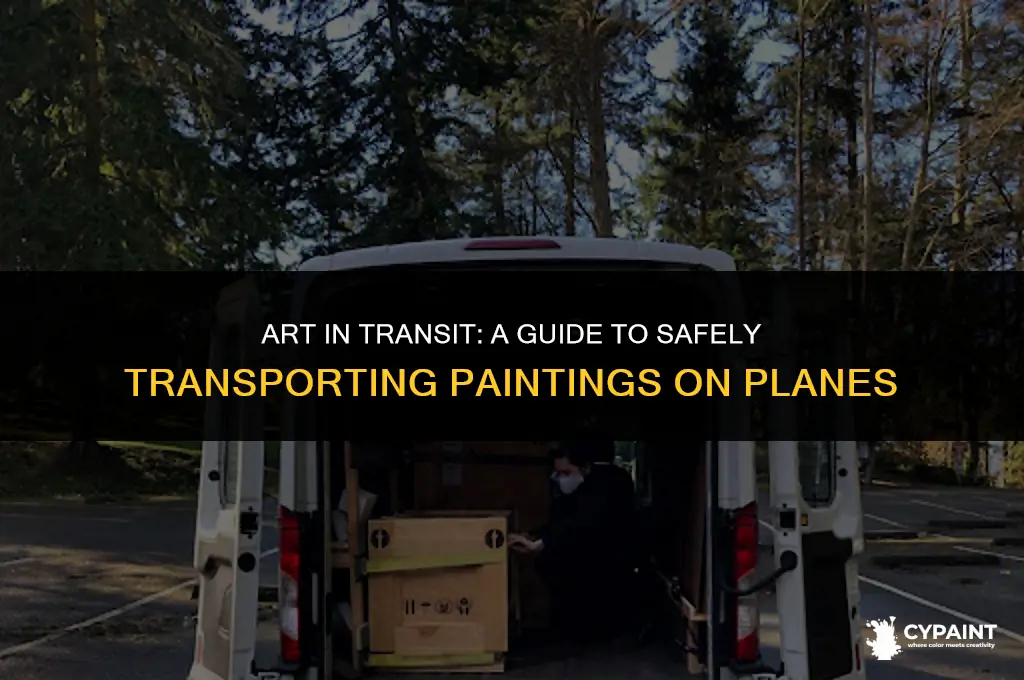 can i check a painting on a plane