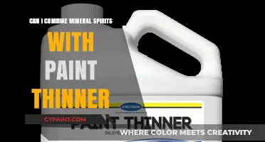 Mixing Mineral Spirits and Paint Thinner: A Guide for Artists