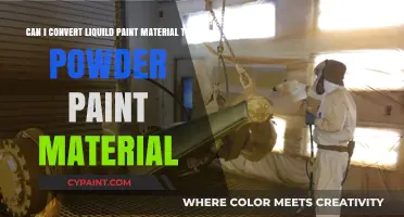Transforming Liquid Paint: Converting to Powder Paint Material Made Easy