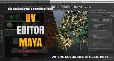 Custom Painting Polygons in Maya: UV Editor Alternatives Explained