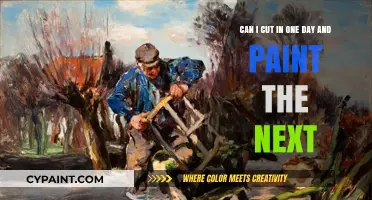 Cutting and Painting: Can You Prep One Day and Paint the Next?