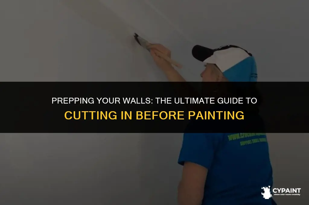 can i cut in the day before painting