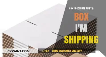 Shipping Box Decor: Paint and Design Ideas
