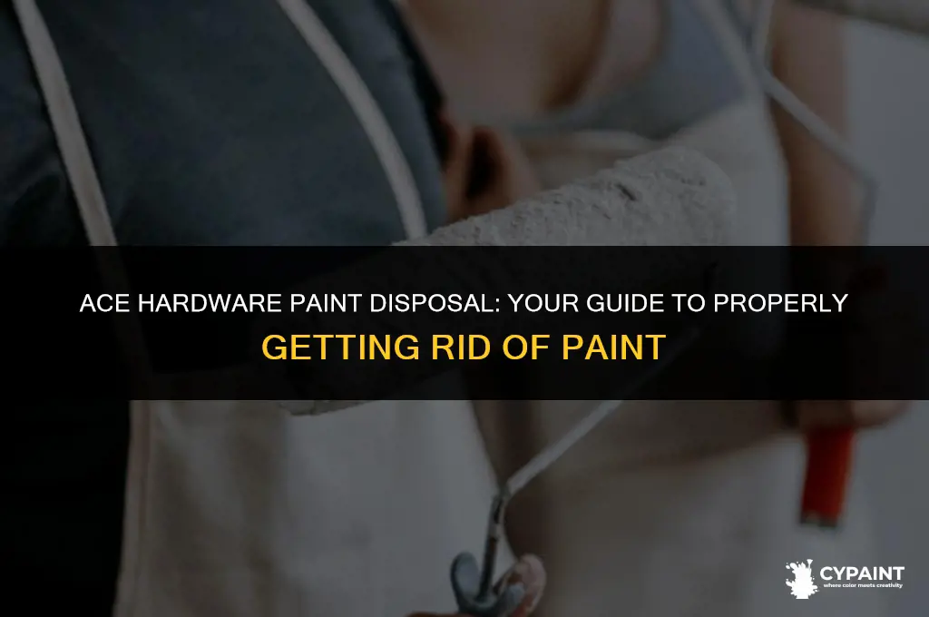 can i dispose of paint at ace hardware