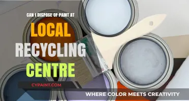 Recycling Paint: Safe Disposal at Local Centres