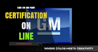 Exploring Online Options for GM Paint Certification: A Comprehensive Guide