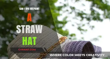 Revamping Your Straw Hat: A Guide to Dyeing and Painting