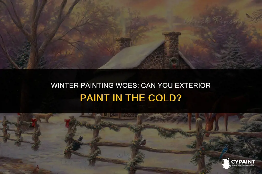 can i exterior paint when it is winter