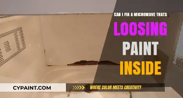 How to Fix a Microwave with Peeling Paint?