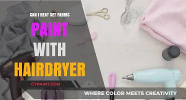 Quick Fix: Using a Hairdryer to Heat Set Fabric Paint