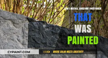 How to Install Airstone Over Painted Brick?