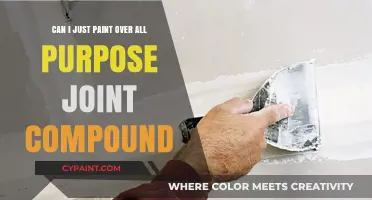 How to Paint Over All-Purpose Joint Compound