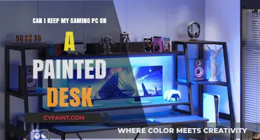 Gaming PC on Painted Desk: Safe or Risky Setup?