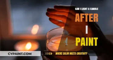 Safe Candle Lighting Practices Post-Painting: A Comprehensive Guide