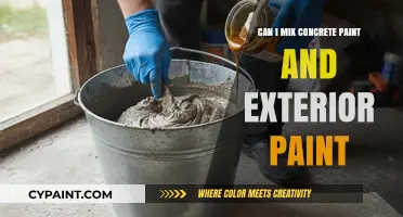 Mixing Concrete Paint and Exterior Paint: A Comprehensive Guide