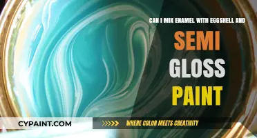Mixing Enamel, Eggshell, and Semi-Gloss Paint: What You Need to Know