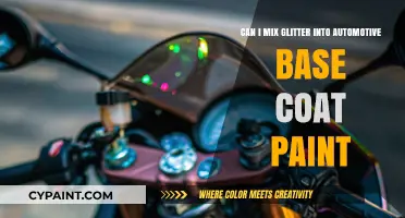 How to Mix Glitter with Automotive Base Coat Paint
