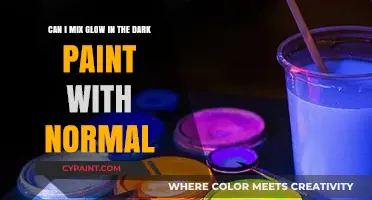 Mixing Glow-in-the-Dark Paint with Regular Paint: Tips and Tricks