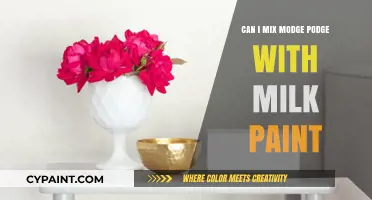 Blending Modge Podge with Milk Paint: A Crafter's Guide