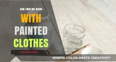 Laundry Day Dilemma: Mixing Wash with Painted Clothes - A Guide