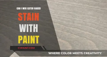 Crafting with Creativity: Mixing Qster-Based Stains with Paint for Unique Effects