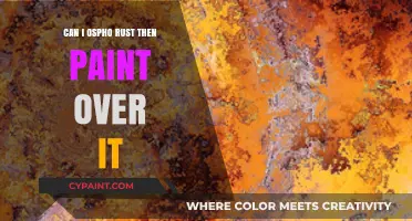Reviving Rusty Surfaces: Can You Ospho Rust and Paint Over It?