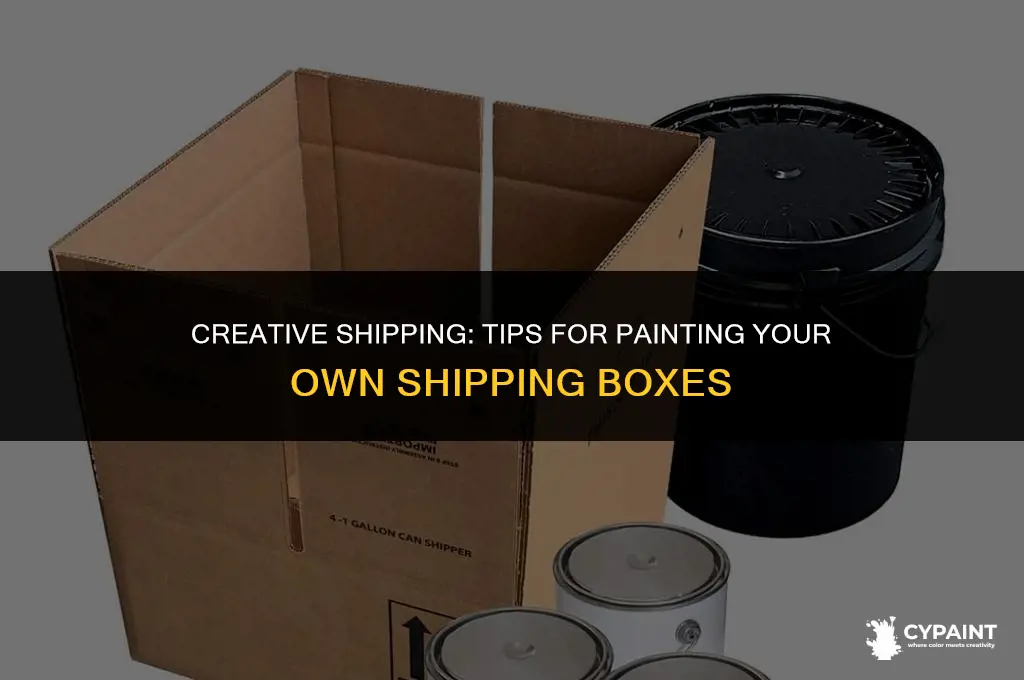 can i paint a box i