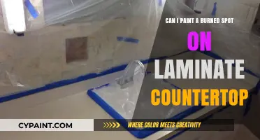 How to Paint Over Burn Marks on Laminate Countertops