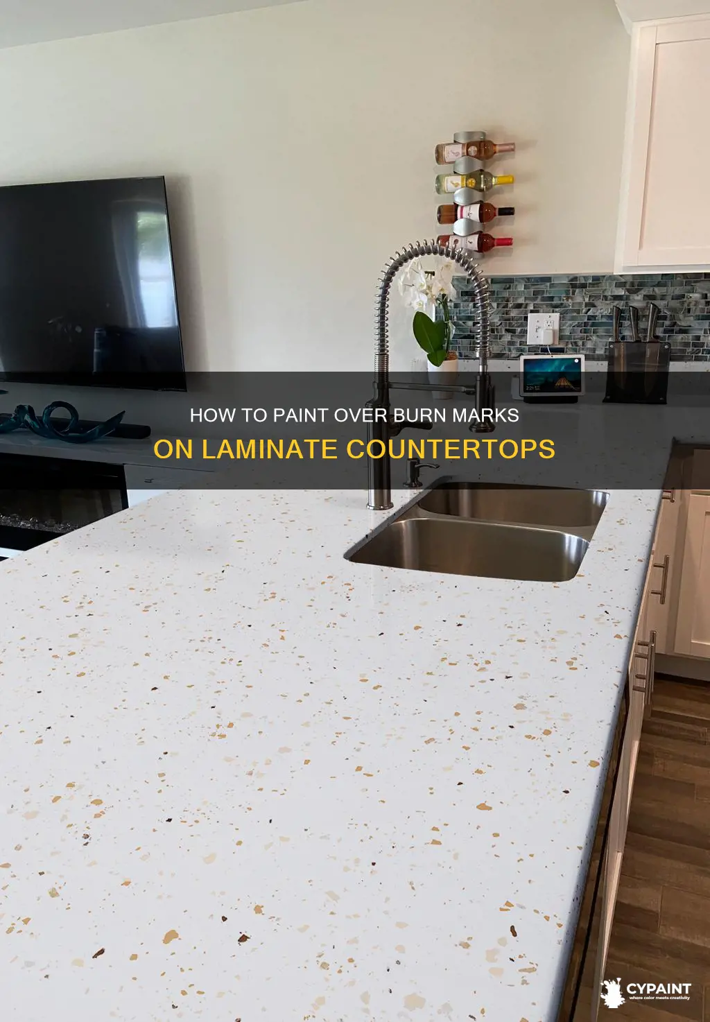 How To Paint Over Burn Marks On Laminate Countertops | CyPaint