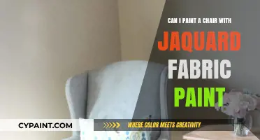 Transforming Chairs: Painting with Jacquard Fabric Paint