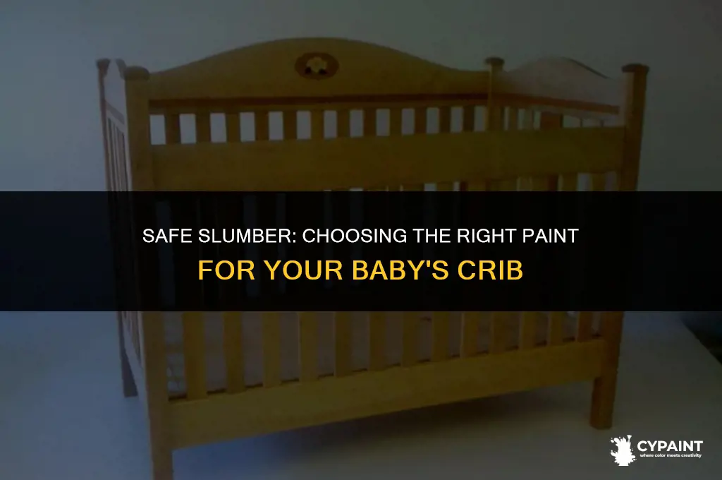 can i paint a crib with regular paint