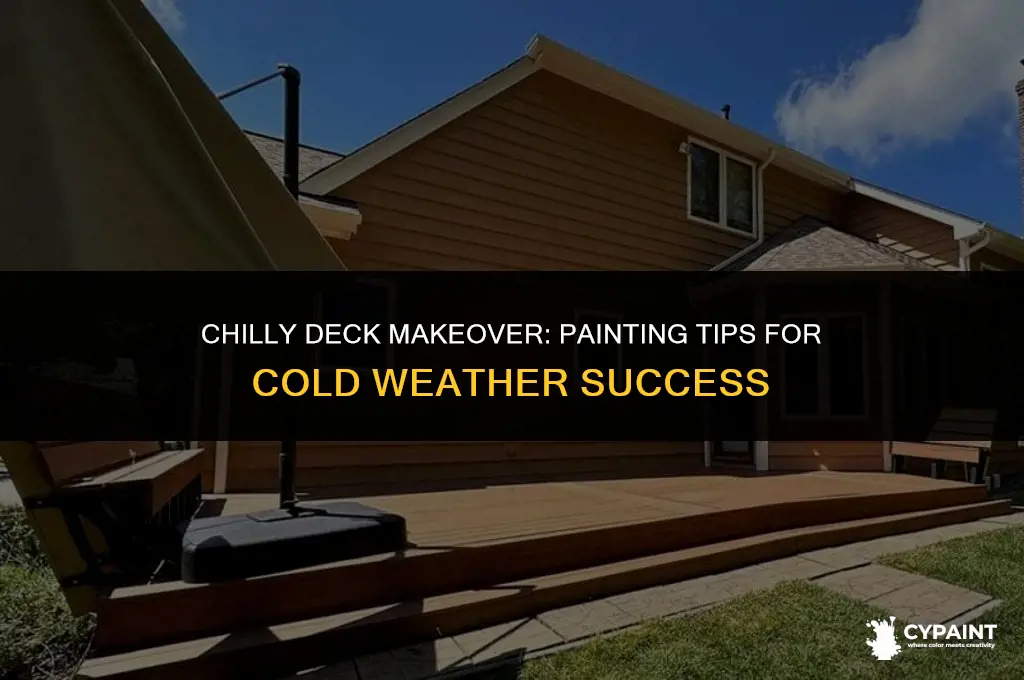 can i paint a deck in cold weather