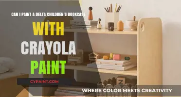 Painting a Delta Children's Bookcase with Crayola Paint: A DIY Guide