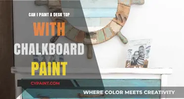 Transform Your Desk with Chalkboard Paint