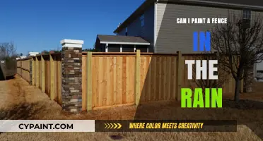Painting a Fence in the Rain: Tips and Tricks for Success