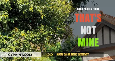 Exploring the Legality of Painting Your Neighbor's Fence