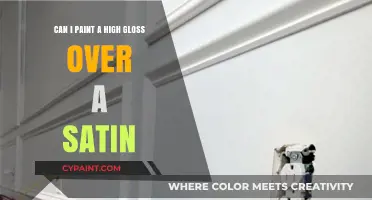 How to Paint High Gloss Over Satin Finishes