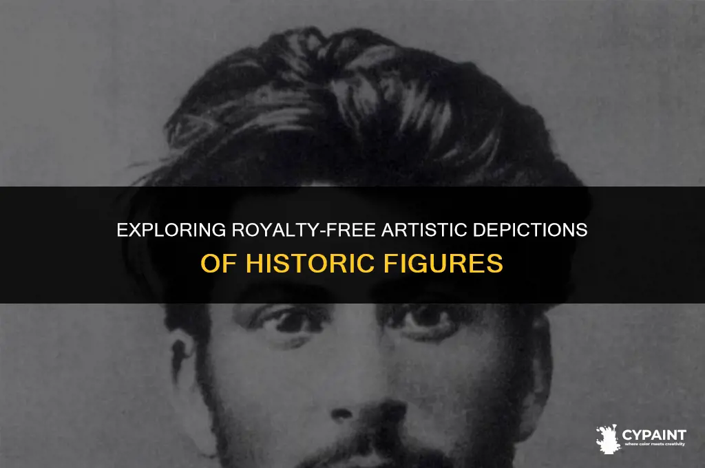 can i paint a historic figure without royalties