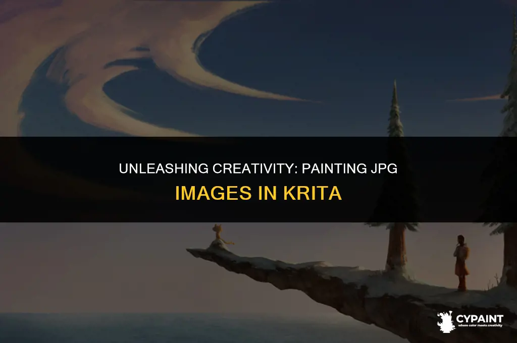 can i paint a jpg image in krita