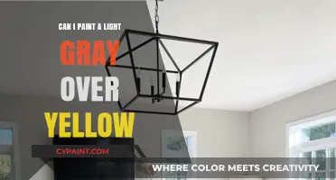 Transforming Spaces: Painting Light Gray Over Yellow Walls