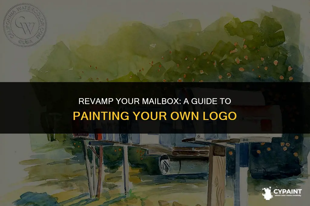 can i paint a logo on my mailbox
