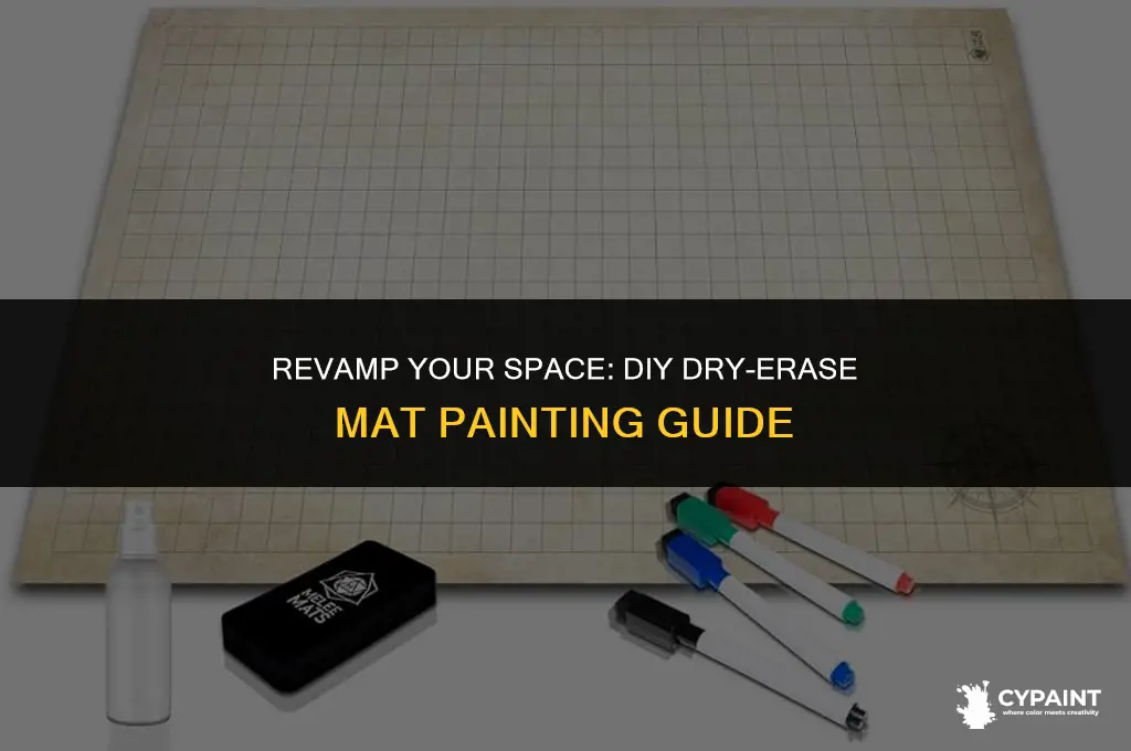 can i paint a mat to dry erase