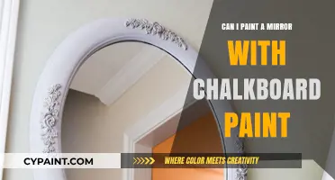 Transform Your Mirror: A Guide to Chalkboard Paint Application